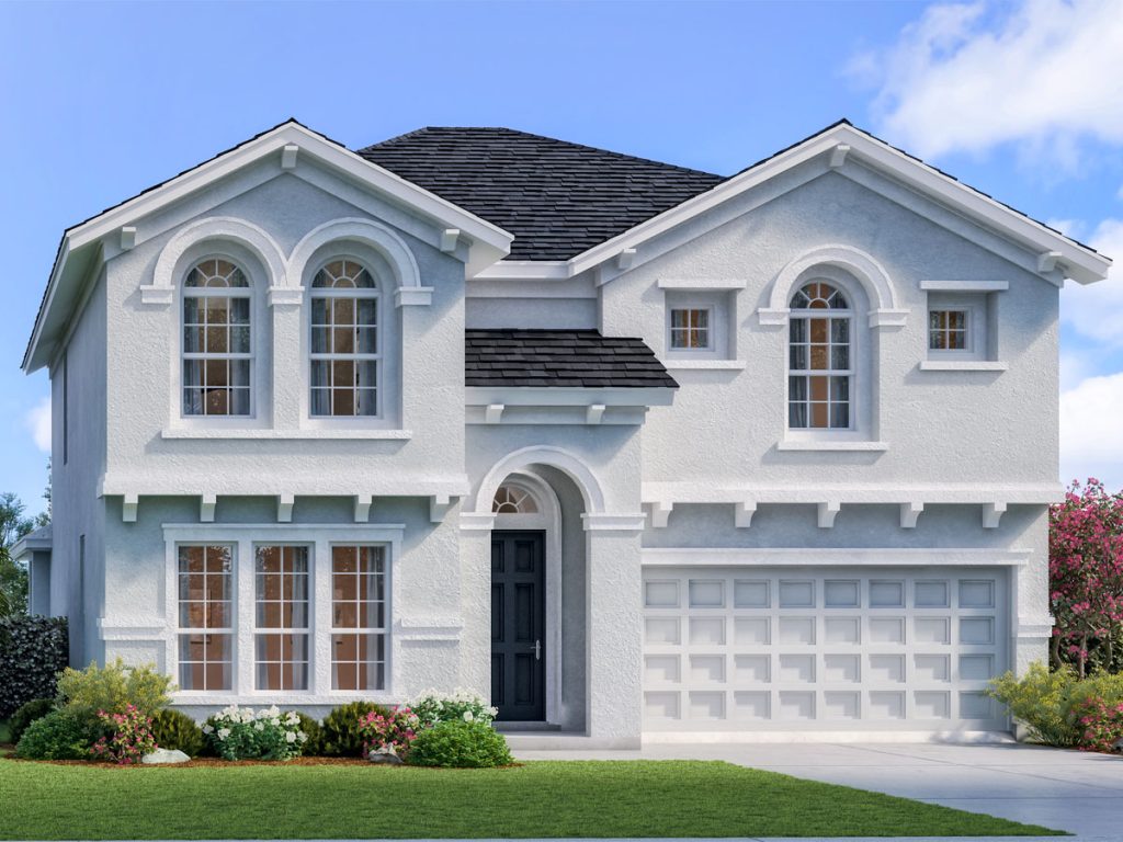 Harrington JRL Elv B - 2 Story House Plans in Frisco TX