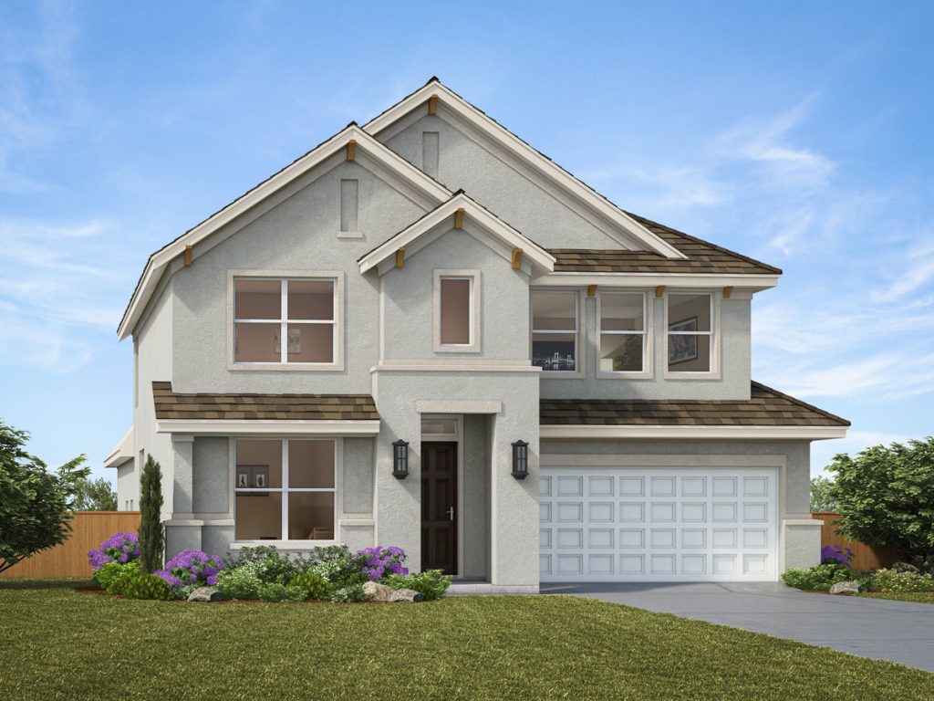 Rainer Elv E - 2 Story House Plans in Frisco TX