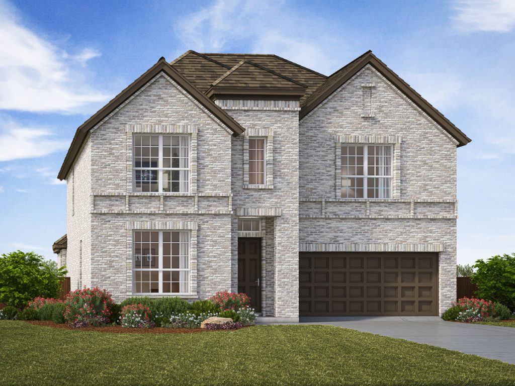 Cooper Elv C - 2 Story House Plans in Frisco TX