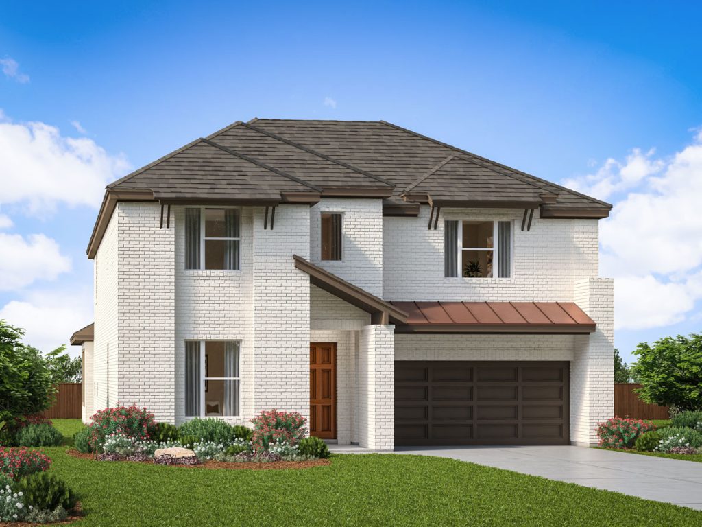 Weston Elv C - 2 Story House Plans in Frisco TX