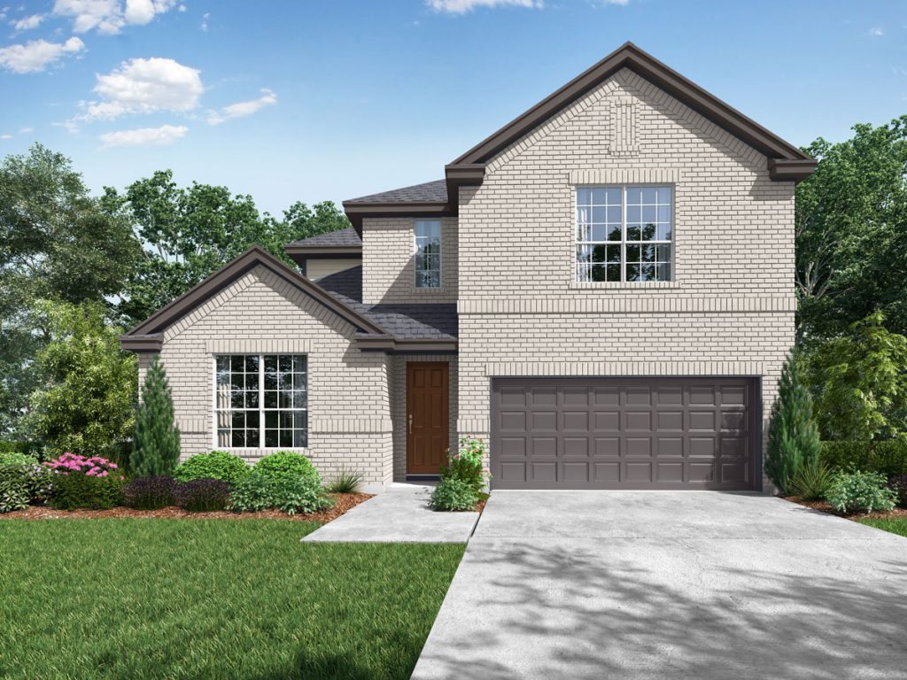 Bradley - 2 Story House Plans in Frisco TX