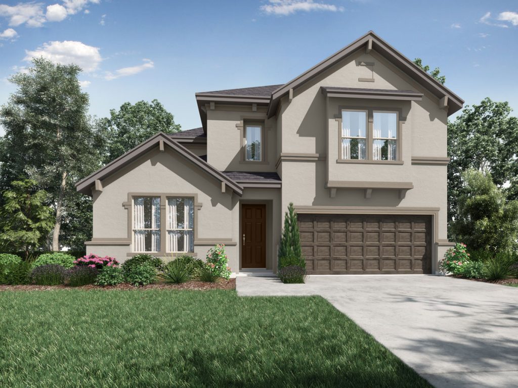 Bradley Elv B - 2 Story House Plans in Frisco TX