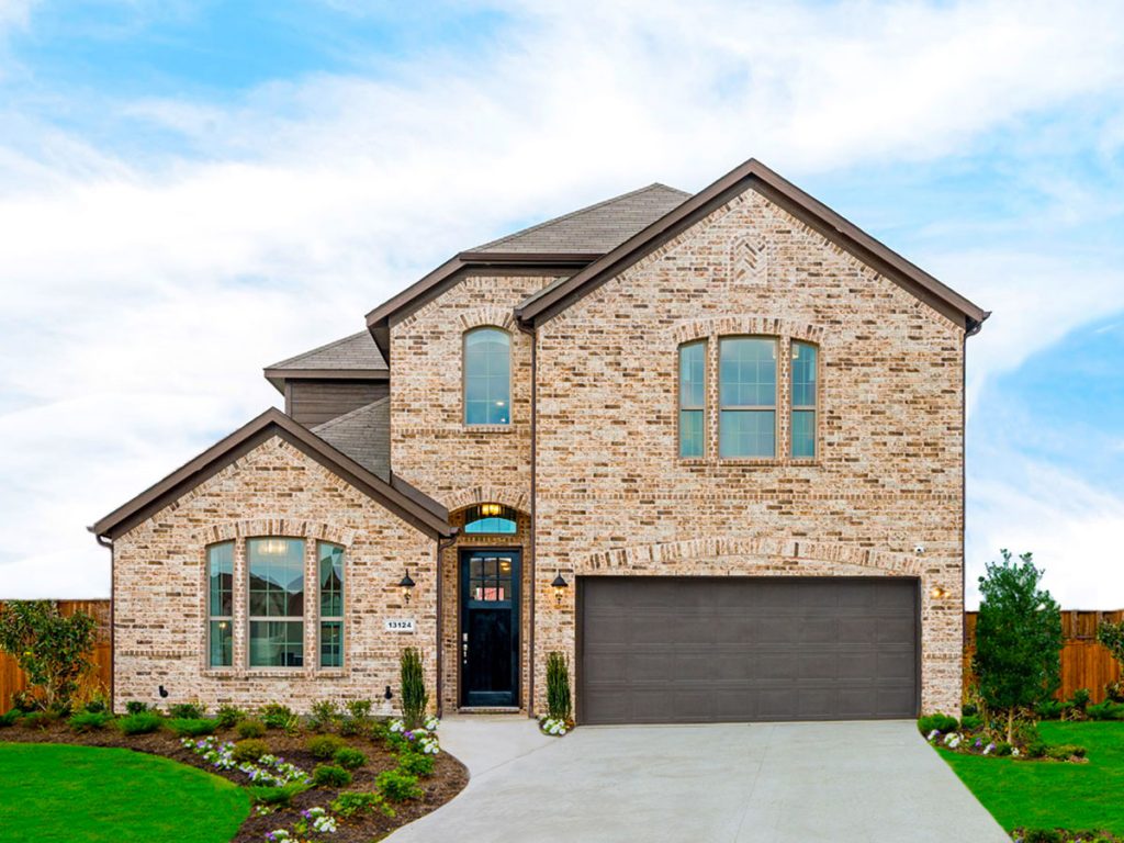 Bradley Elv C - 2 Story House Plans in Frisco TX