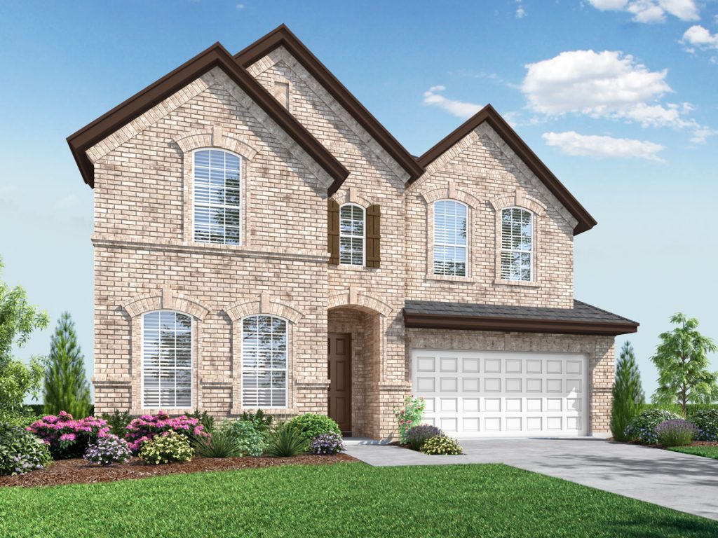 Rainer Elv A - 2 Story House Plans in Frisco TX