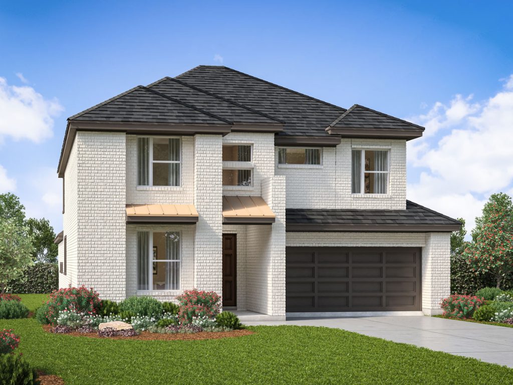 Rainer Elv C - 2 Story House Plans in Frisco TX
