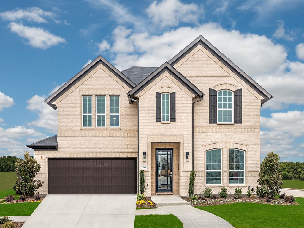 Rainer Elv B - 2 Story House Plans in Frisco TX
