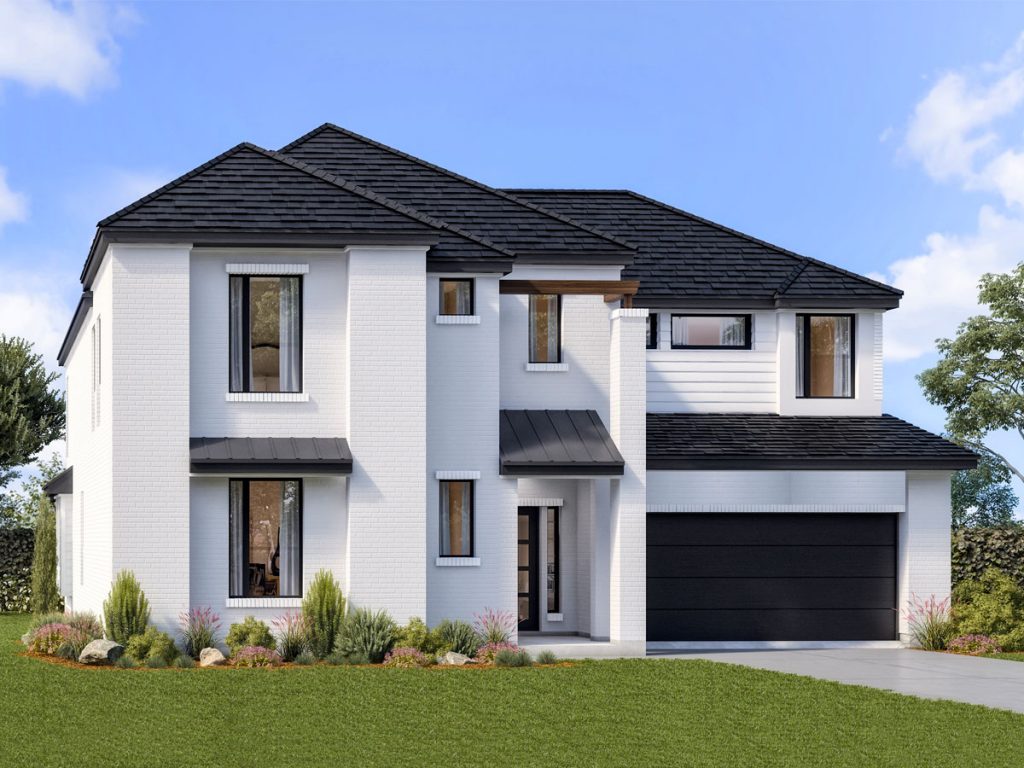 Middleton JRL Elv C - 2 Story House Plans in Frisco TX