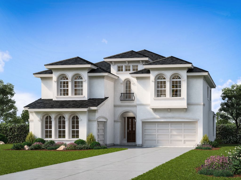 Diana JRL Elv C - 2 Story House Plans in Frisco TX