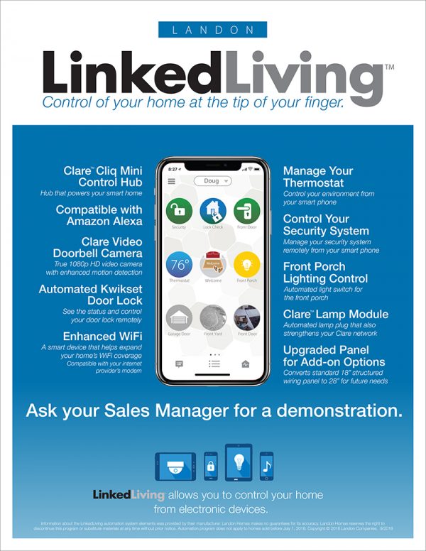 Now Available Landon Homes Automated Home App