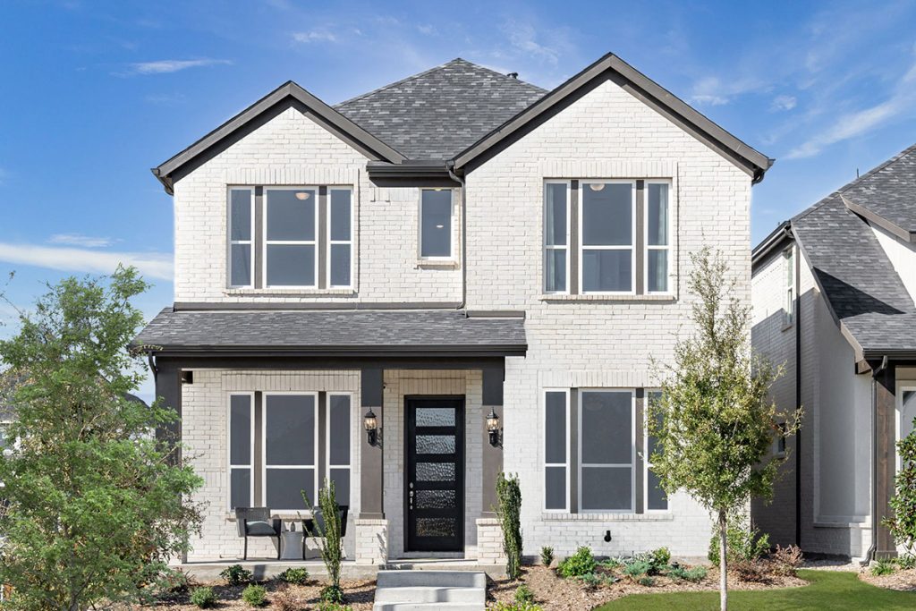 Duets D413 - 2 Story House Plans in TX