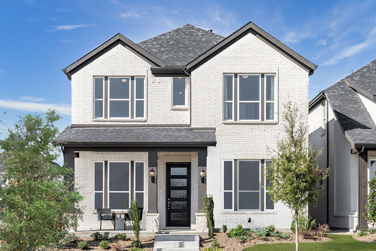 Duets D413 - 2 Story House Plans in TX