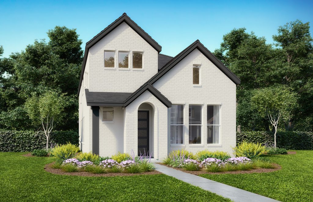 D377 Elv K - 2 Story House Plans in TX