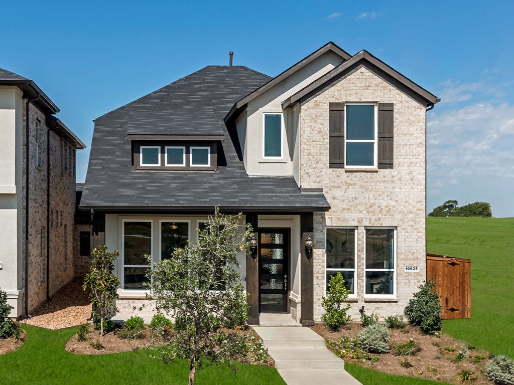 Duets D413 - 2 Story House Plans in TX