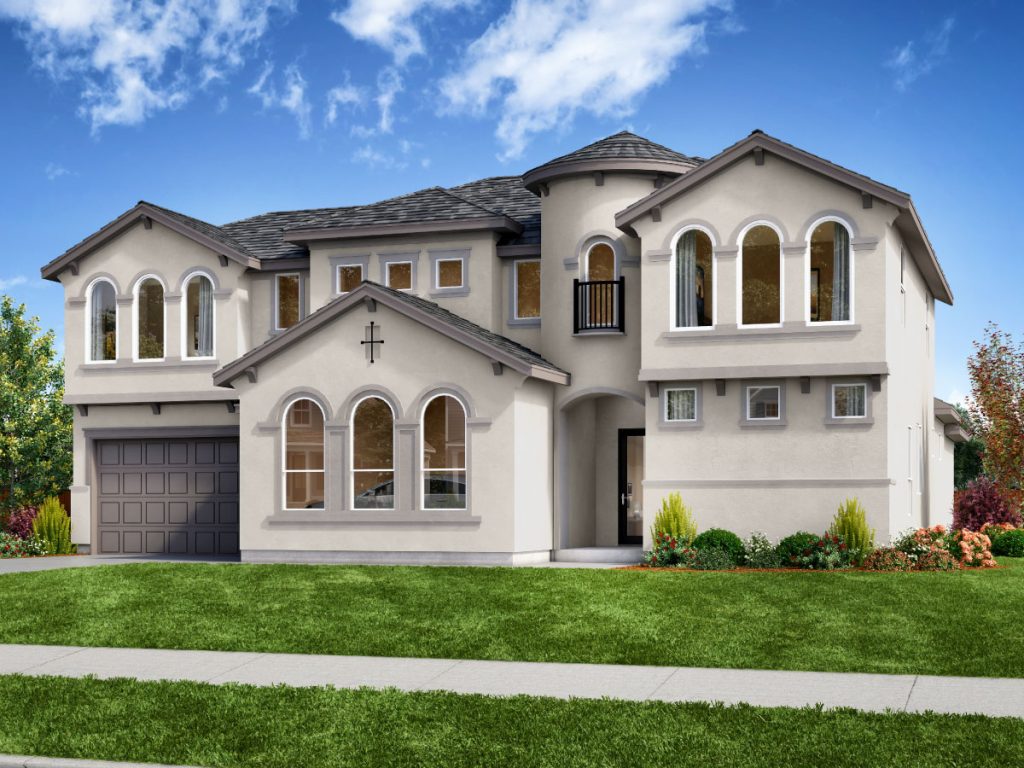 Lexington II JRL Elv B - 2 Story House Plans in Frisco TX
