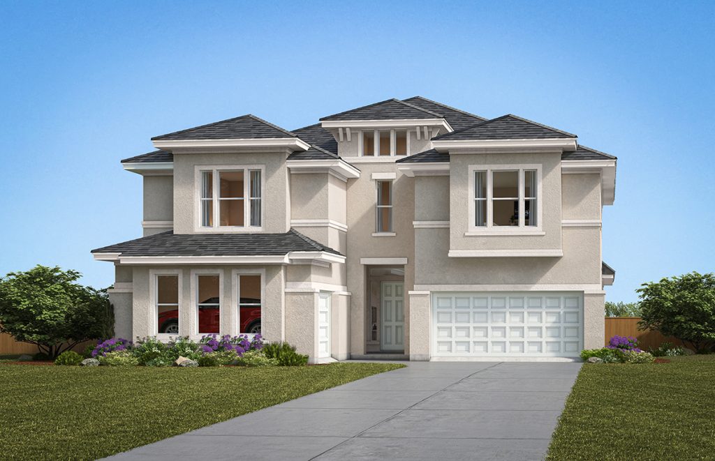 Westwood JRL Elv A - 2 Story House Plans in Frisco TX
