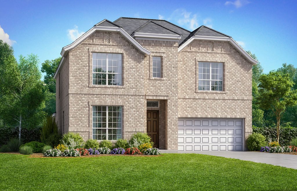 Harrington JRL Elv F - 2 Story House Plans in Frisco TX