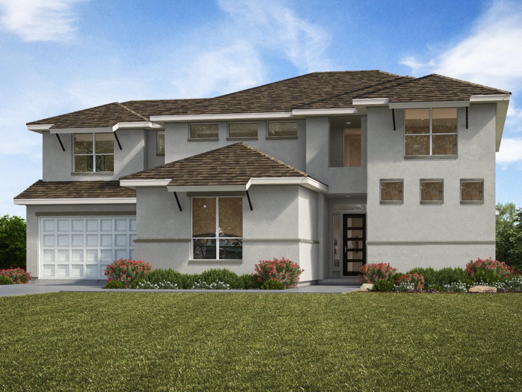 Lexington II JRL Elv A - 2 Story House Plans in Frisco TX