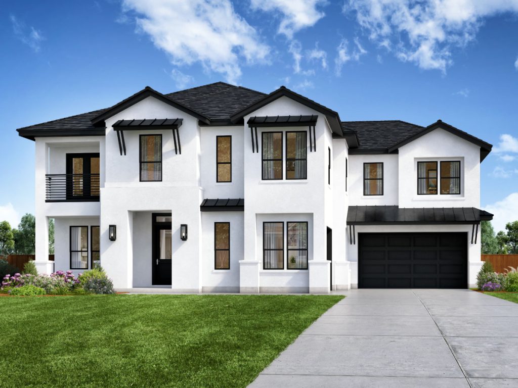 Milan JRL - 2 Story House Plans in Frisco TX