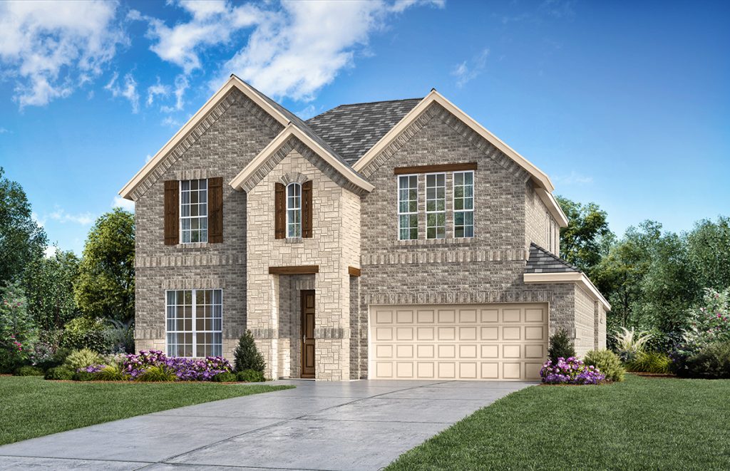Rainer Elv G - 2 Story House Plans in Frisco TX