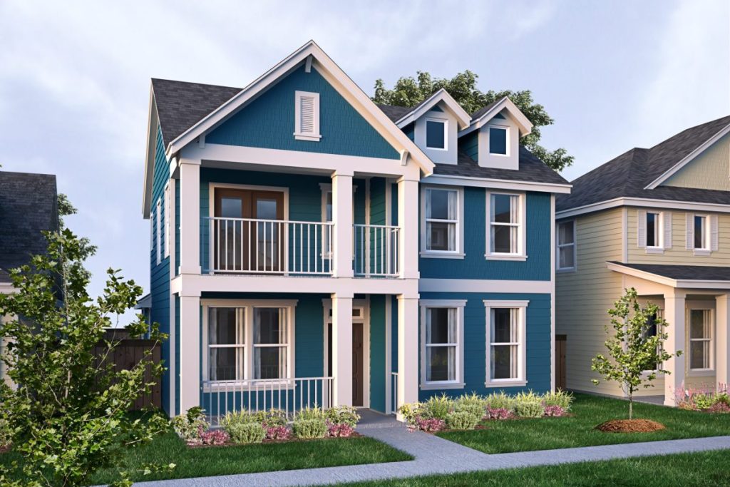 Magnolia - 2 Story House Plans in Rowlett TX