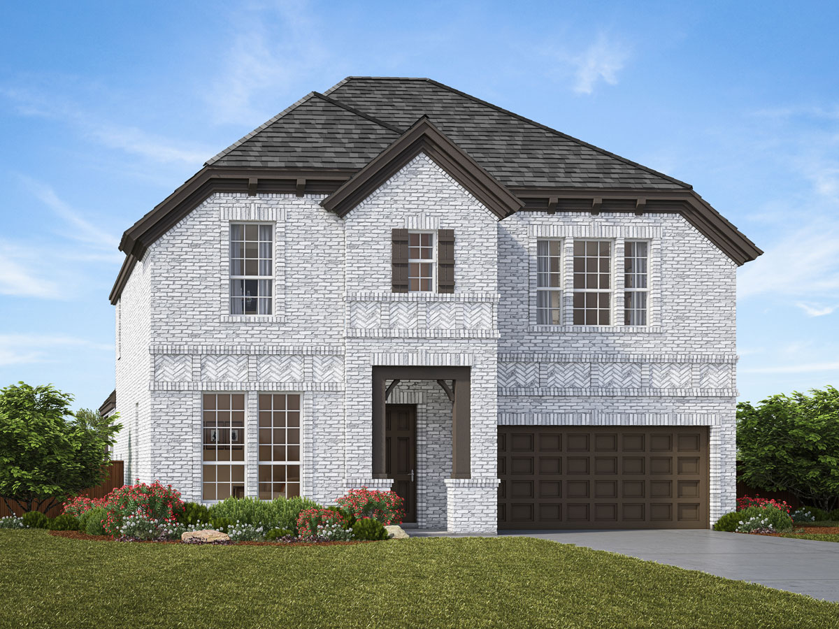 Weston Elv B - 2 Story House Plans in Frisco TX