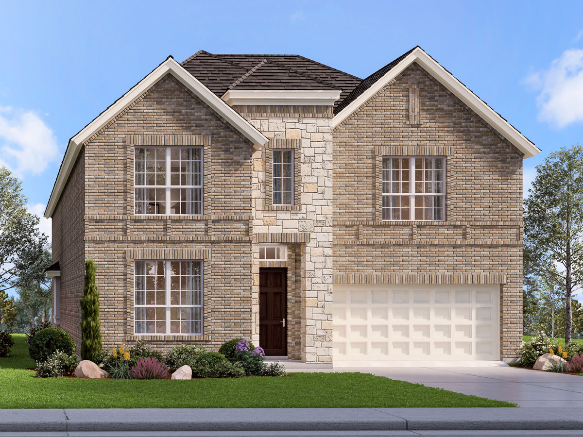 Cooper - 2 Story House Plans in Frisco TX
