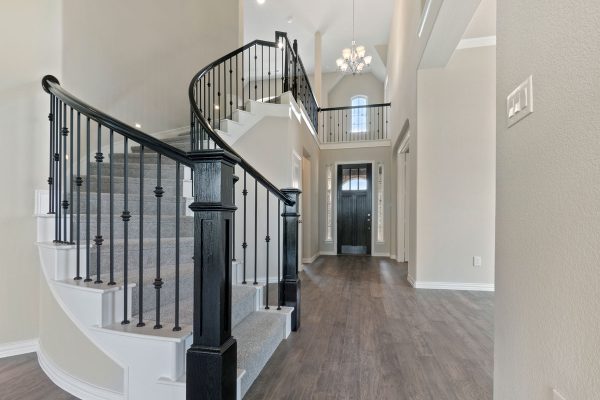 New Home Builder Landon Homes 5901 Southlake Entry and Staircase