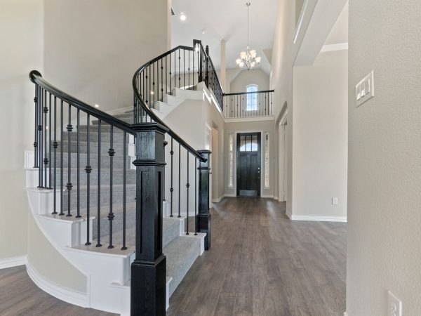 New Home Builder Landon Homes 5901 Southlake Entry and Staircase