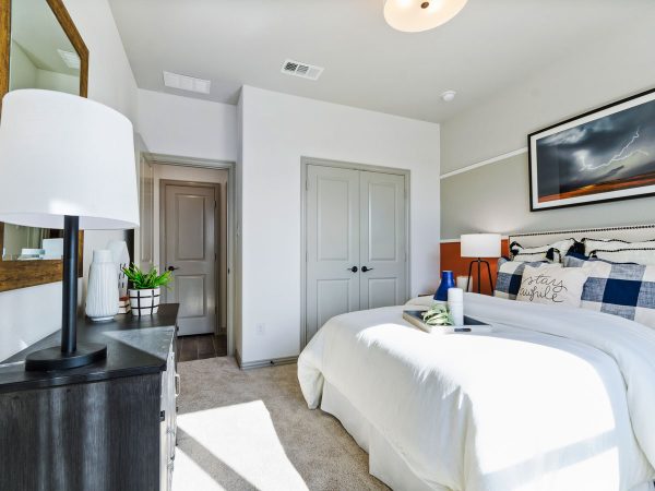 Landon Homes 5810 Sienna Model Argyle TX guest bedroom