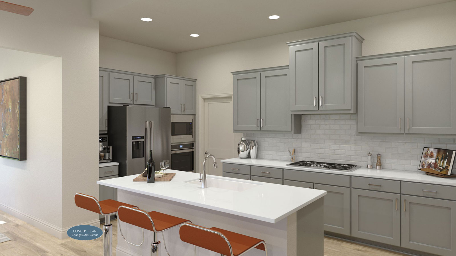 Landon Homes D411 Duets Kitchen