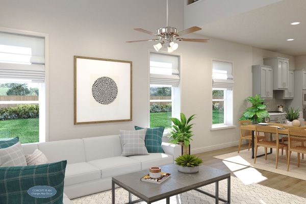 Landon Homes D415 Duets Living