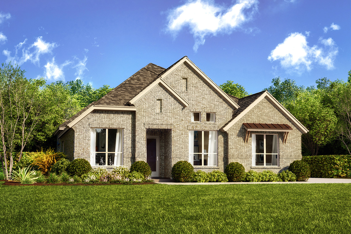 Braewood - Single Story House Plans in Rowlett TX