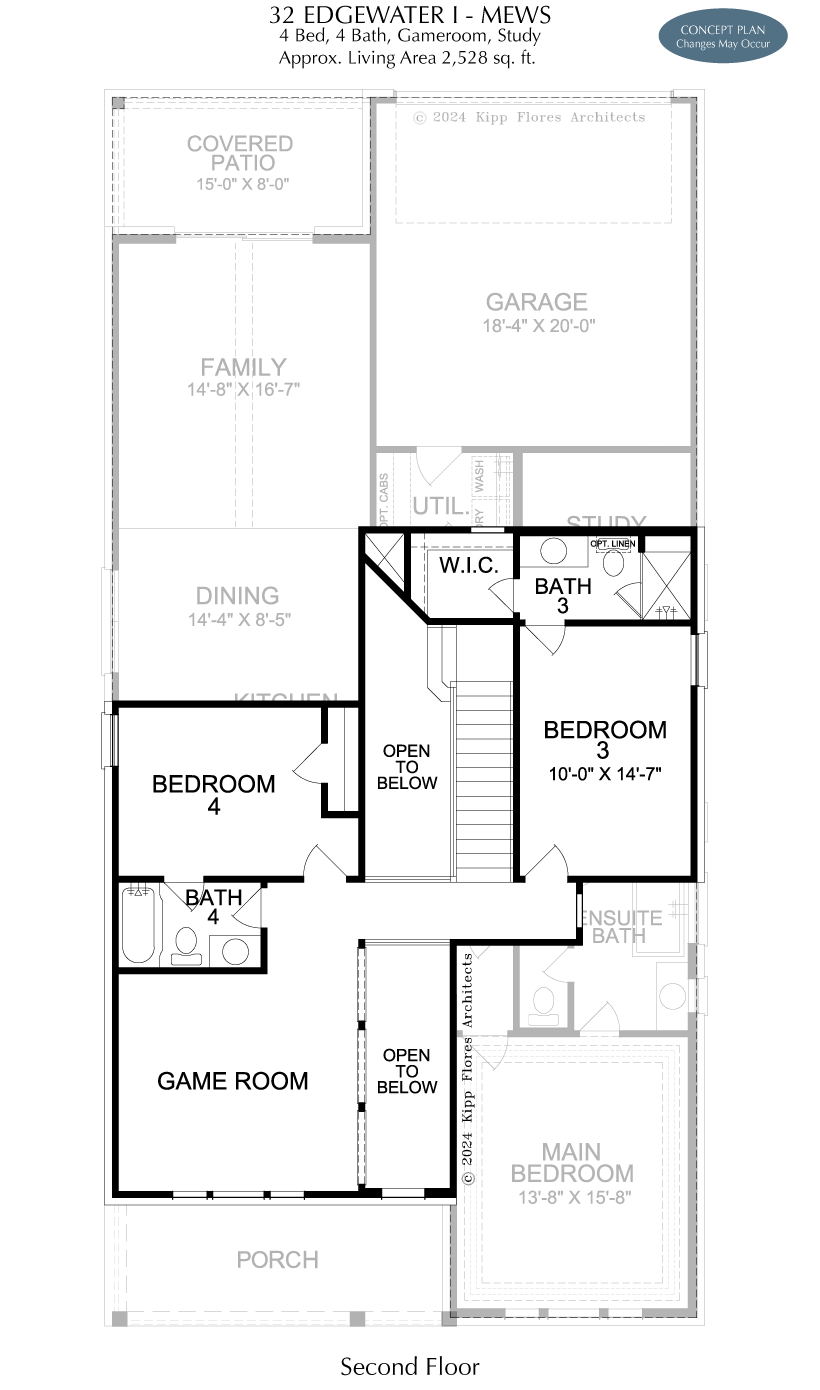 Edgewater | 2 Story House Plans in Rowlett TX | Landon Homes