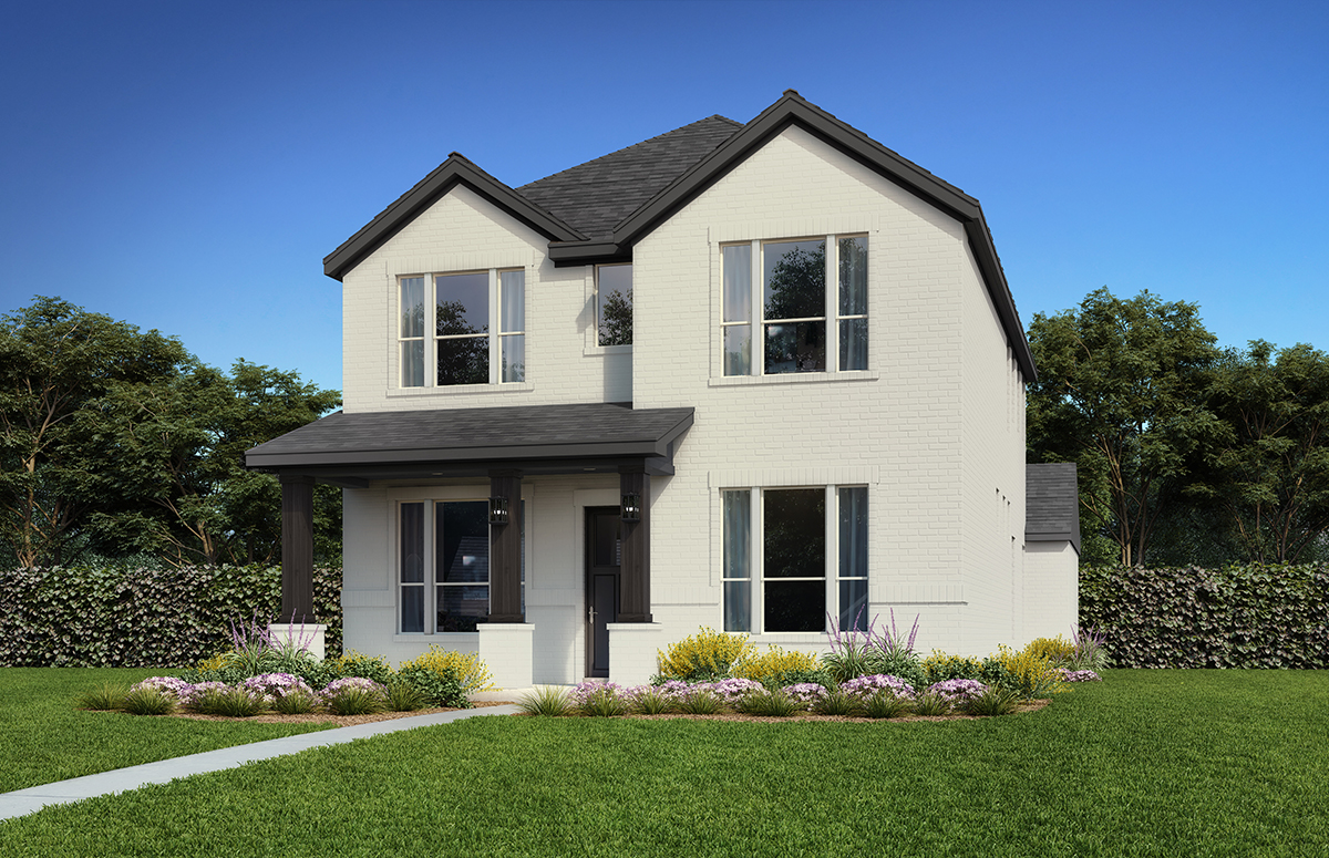 D417 Elv C- 2 Story House Plans in Prosper TX