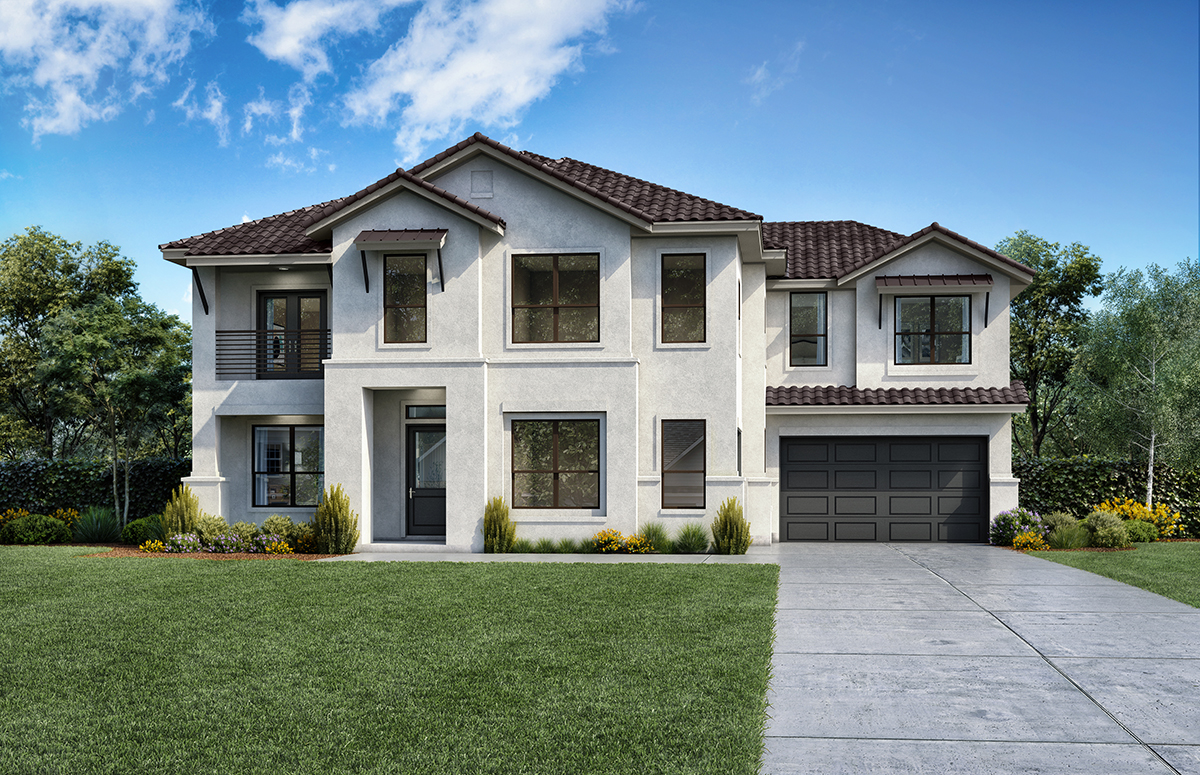 Milan JRL Elv C - 2 Story House Plans in Frisco TX